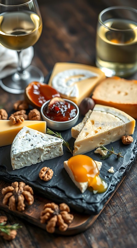 美酒奶酪拼盘