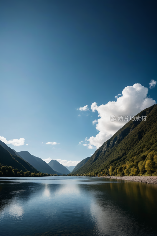 湖泊自然风景风光高清图片