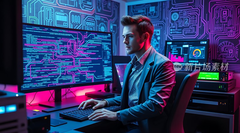 黑客工作间科技与智慧的交汇之地