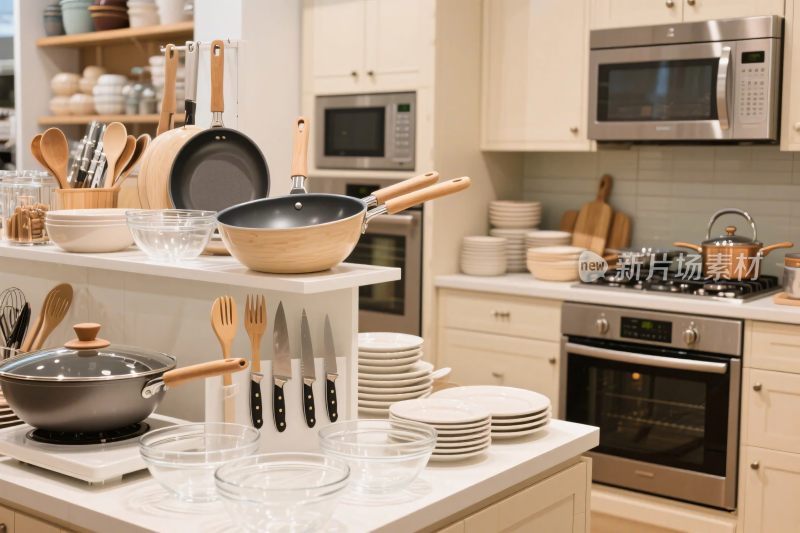 现代厨房场景