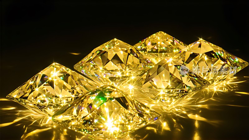 璀璨钻石闪耀光芒