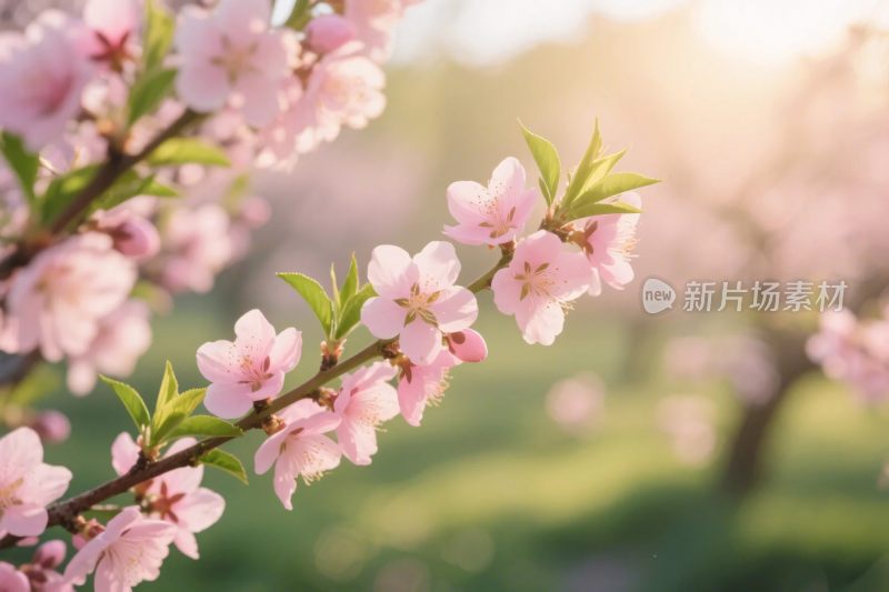 桃花特写春景摄影