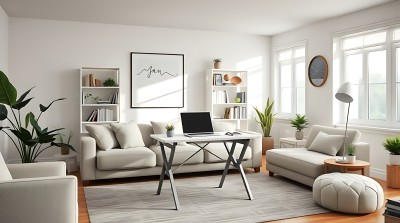 简约现代客厅舒适生活空间