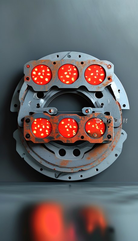 刹车片磨损图标