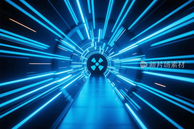 科幻光隧道效果