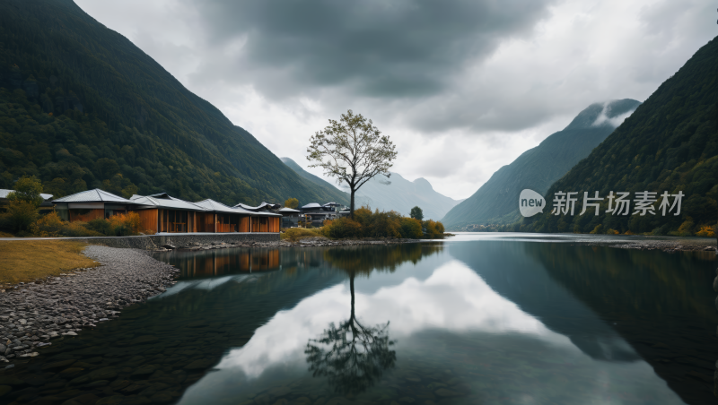 湖泊高清风景图片