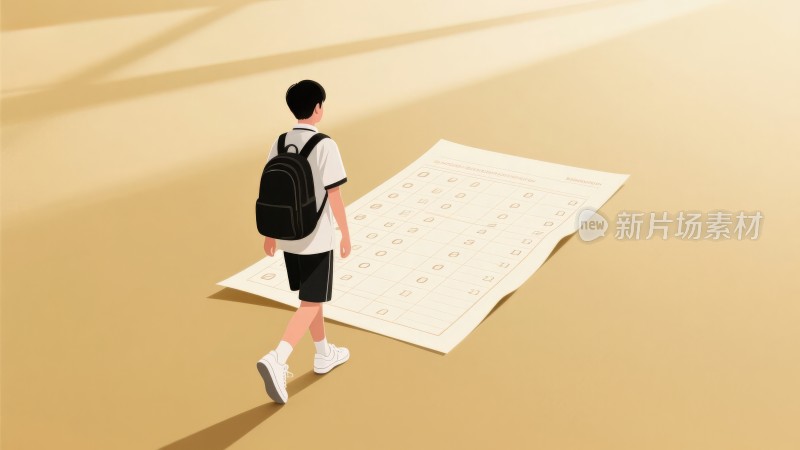 试卷上的求学之路，学生教育成长高考
