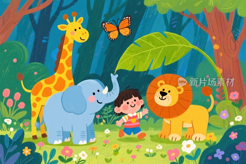 森林里的动物伙伴