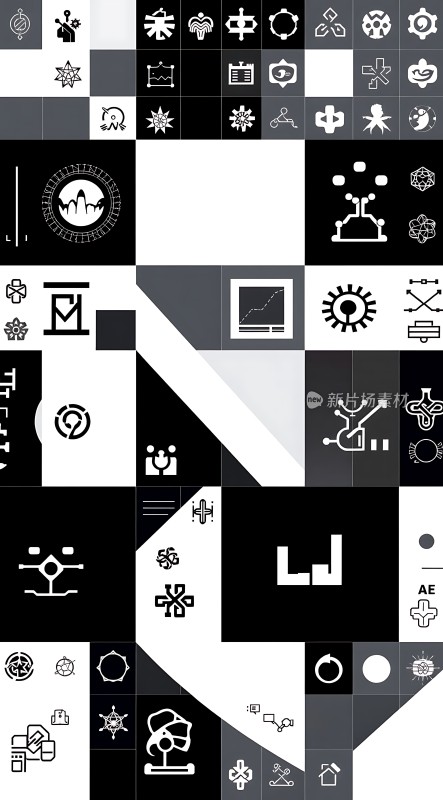 未来科技图标集