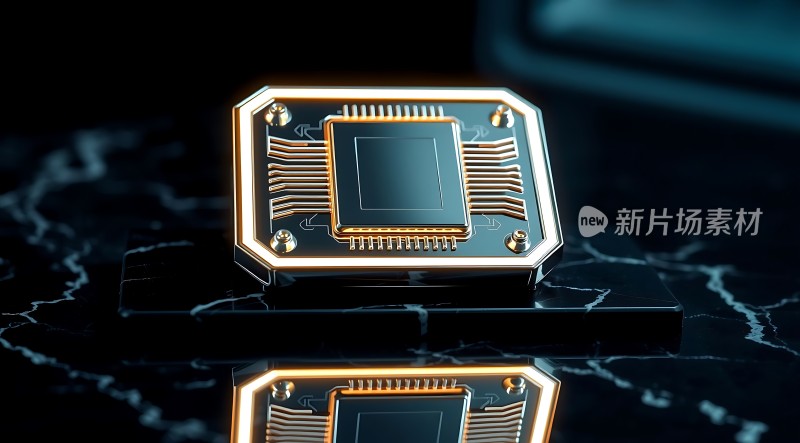 新片场素材芯片科技感