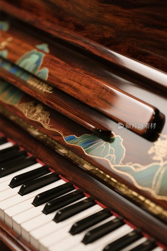钢琴艺术装饰特写