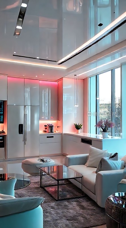 现代简约家居设计白色调温馨明亮