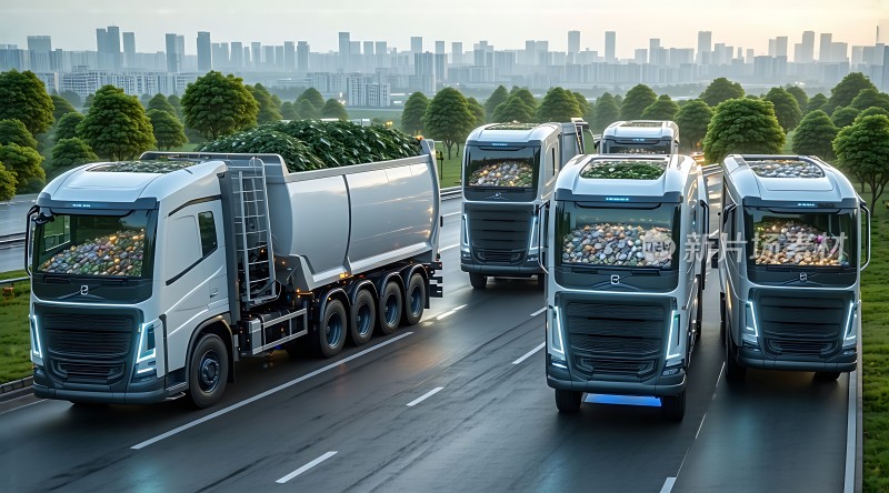 未来物流智能卡车引领绿色运输新时代