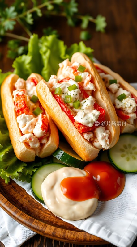 美味龙虾三明治