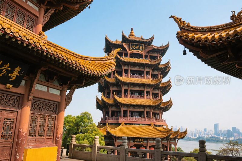 古塔古建筑风景