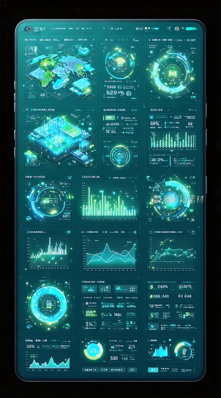 未来科技数据图表展示