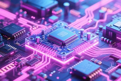 科技感电子芯片电路图 科技感电子芯片电路图