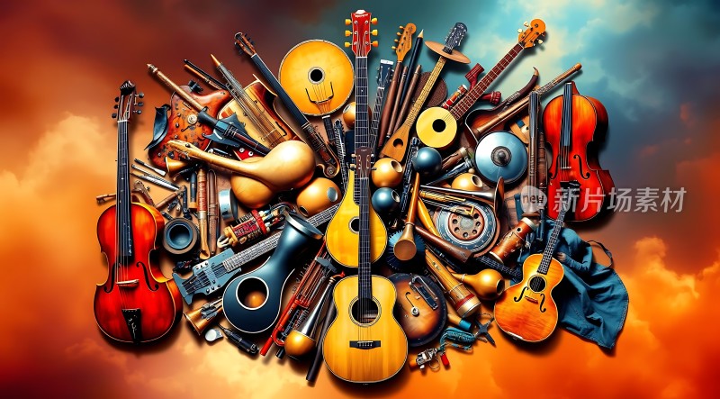 乐器盛宴弦乐、管乐与打击乐的交响