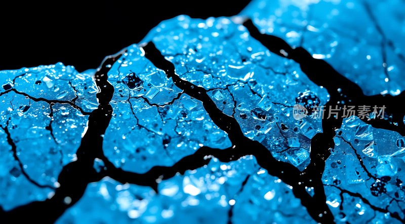 冰封世界晶莹剔透