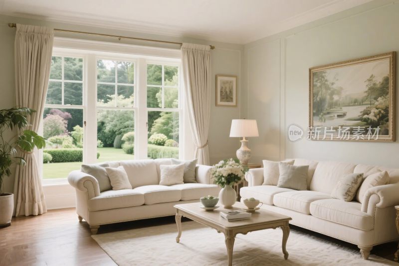 温馨舒适的客厅室内场景