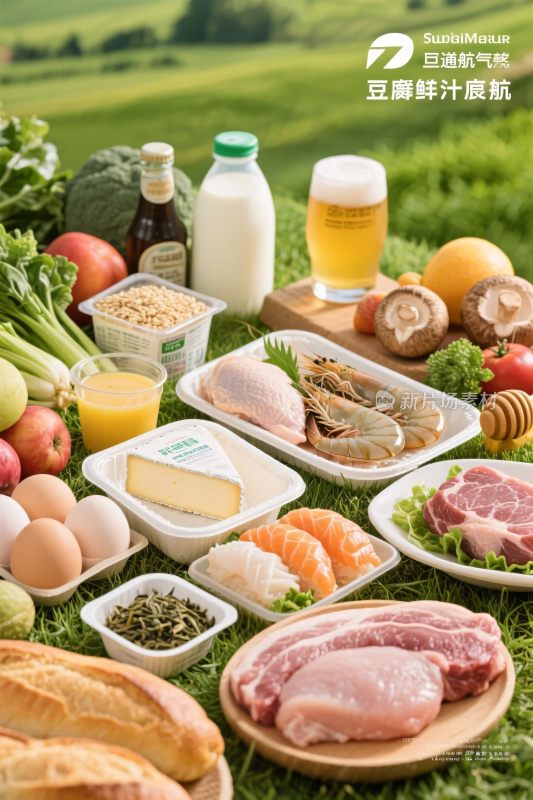 美食食材展示图