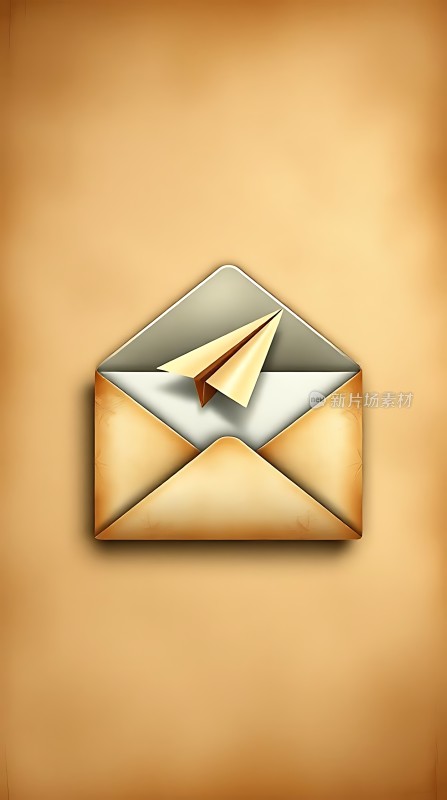 信封里的纸飞机