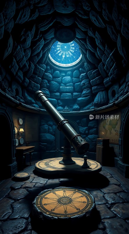古天文台探秘古老望远镜与神秘天象图