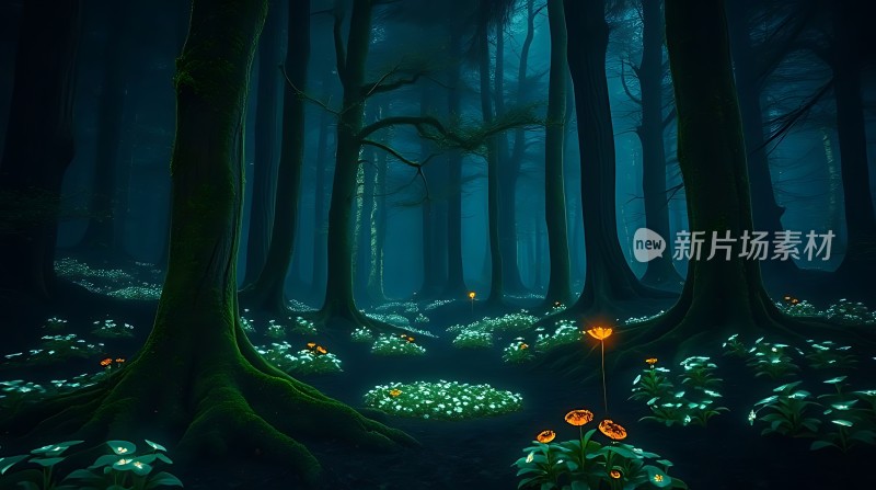 神秘森林之夜