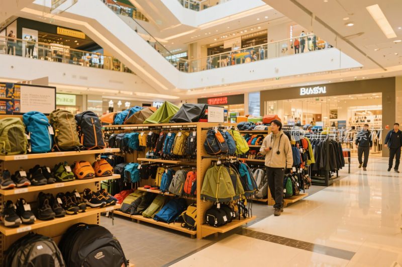 商场商品陈列场景