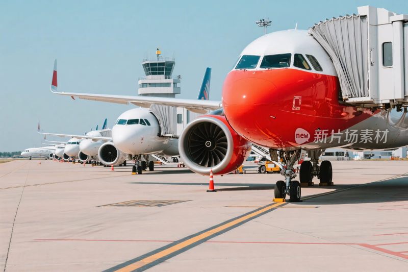 机场停机坪场景