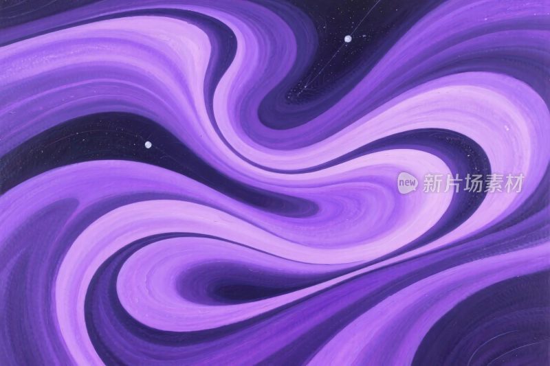 紫色漩涡抽象插画