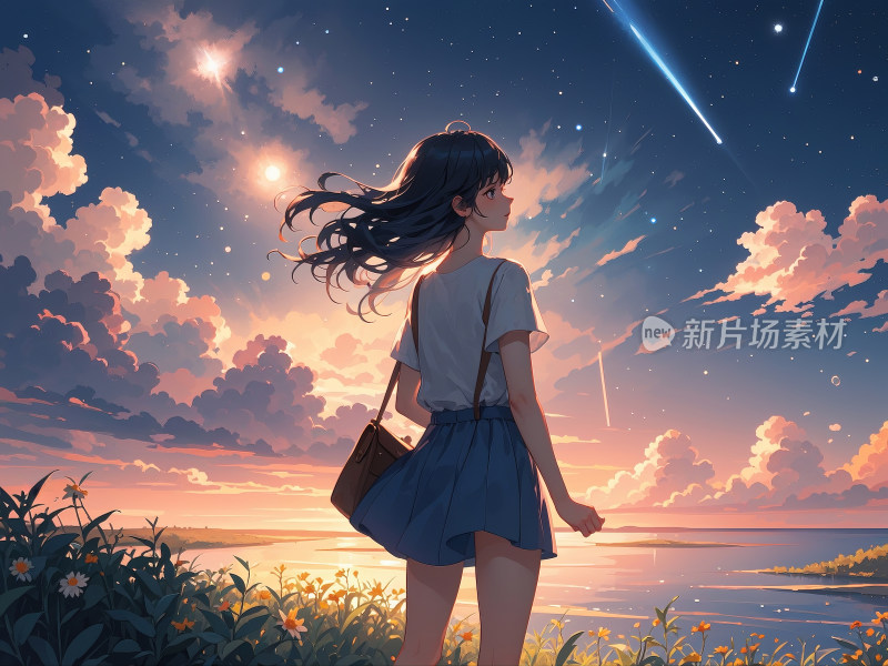 星空下的少女心事