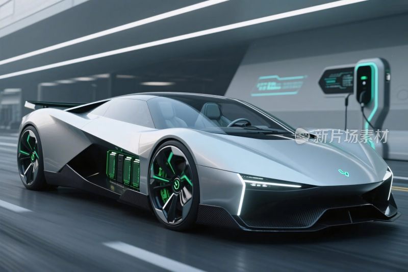未来概念科幻跑车图