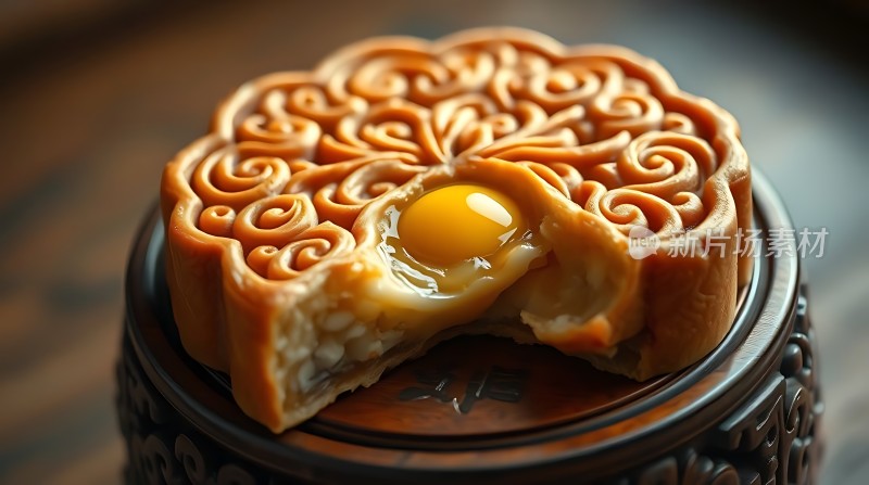 蛋黄流心月饼
