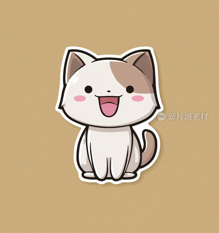 可爱卡通猫咪插画