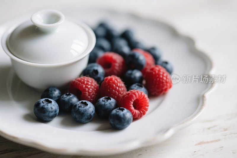 水果静物带瓷碗