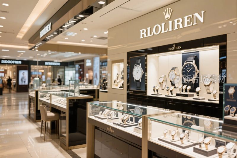 商场钟表门店陈列