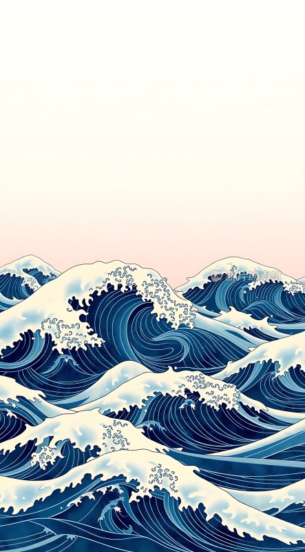 海浪汹涌