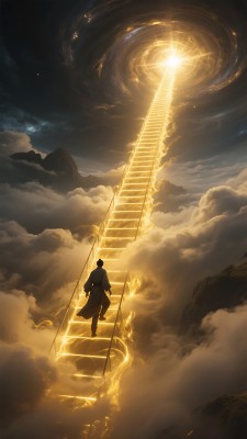 金色阶梯通往天堂 金色阶梯通往天堂