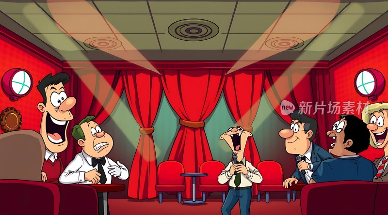 新片场素材舞台上的欢乐时光