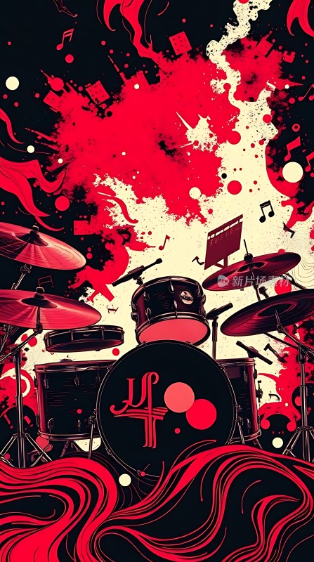 红色鼓手激情演奏