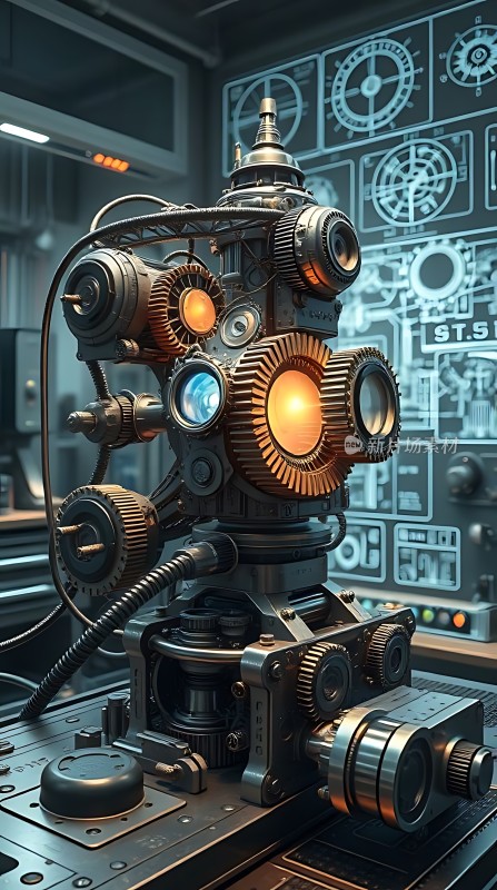 机械装置科技感十足