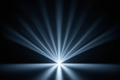 黑暗中的一束光高清图片