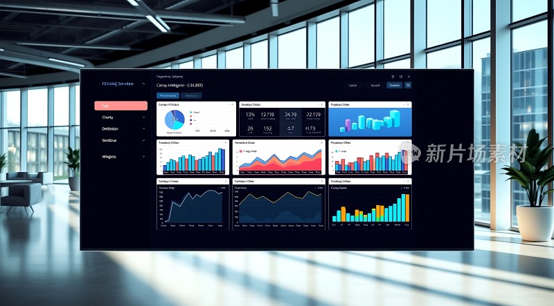 智能数据分析中心数据可视化展示