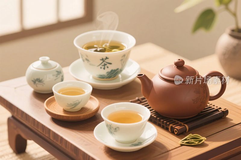 传统茶艺茶具展示