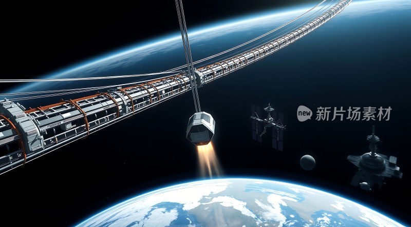 太空电梯与宇宙飞船