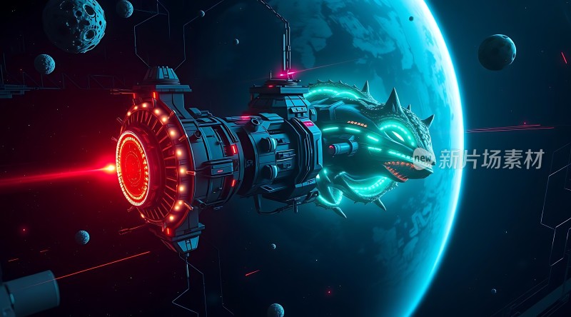 星际飞船探索未知宇宙