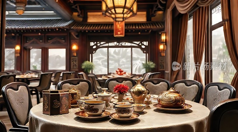 古风茶室雅集
