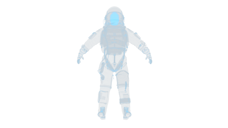 宇航员航天员探索太空人登月太空人登陆月球