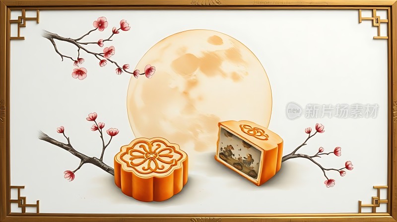 中秋月圆人团圆